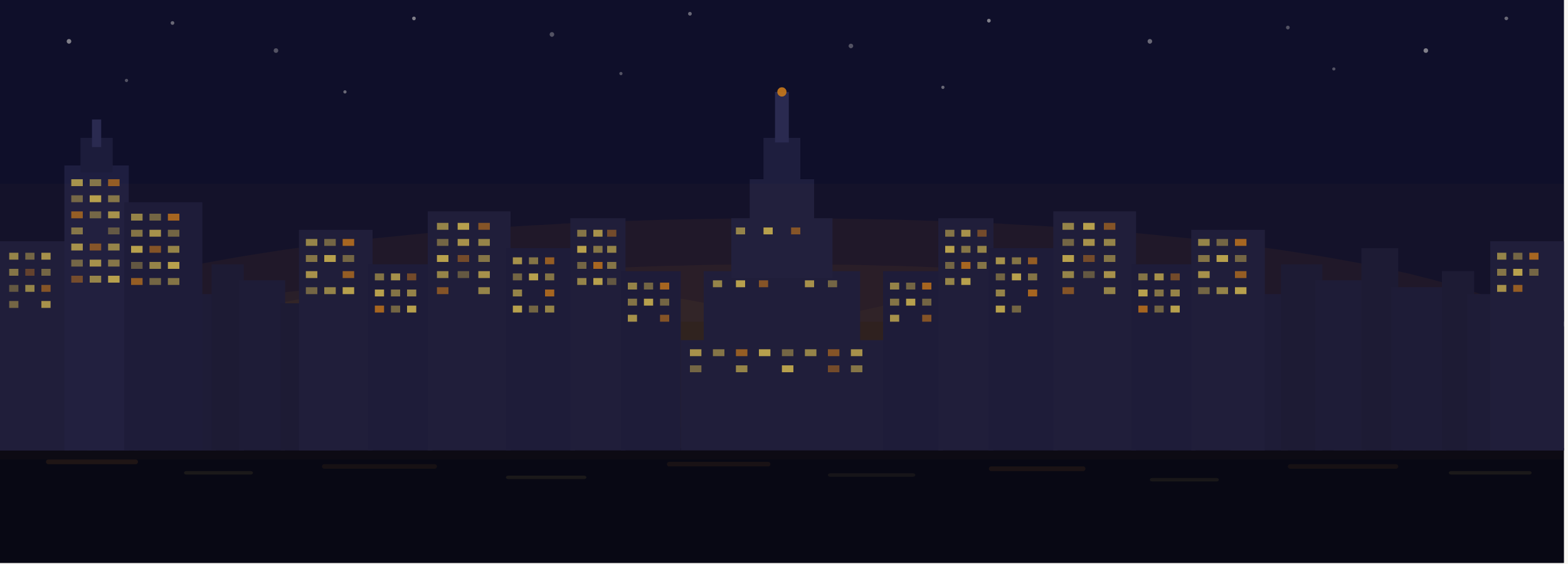 A dark New York City skyline at night with hundreds of glowing windows and warm amber city light over the horizon, representing urban sleep deprivation and the challenge of resting in a city that never sleeps.